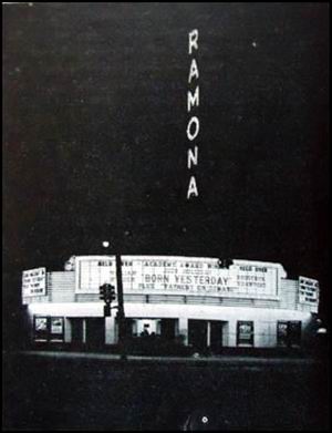 Ramona Theatre - Old Photo (newer photo)